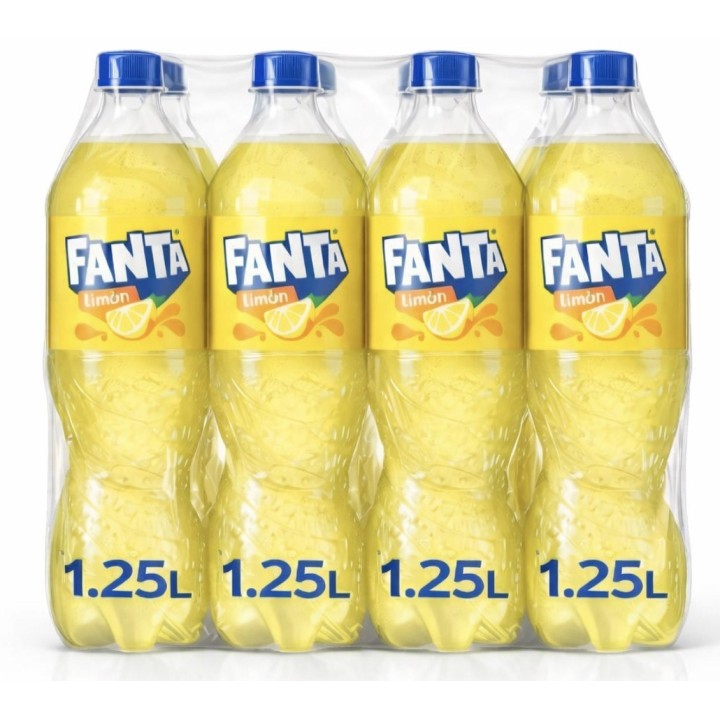 Fanta Citron 1,25 L - Palette de 90 packs (6 × 1,25l)