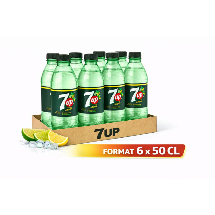 7UP 50 cl – Palette de 90 packs (6 × 50 cl)