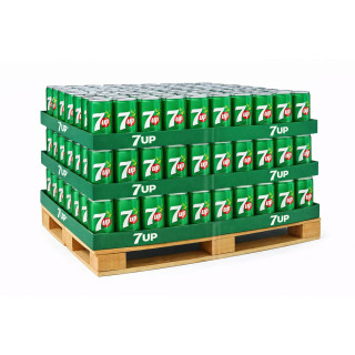 7UP 33 cl – Palette de 90 packs (24 × 33 cl)