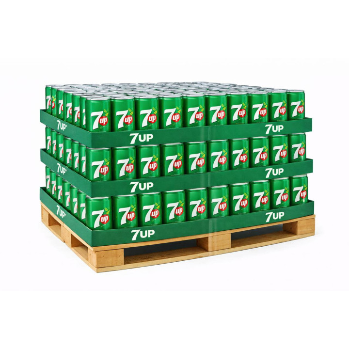 7UP 33 cl – Palette de 90 packs (24 × 33 cl)