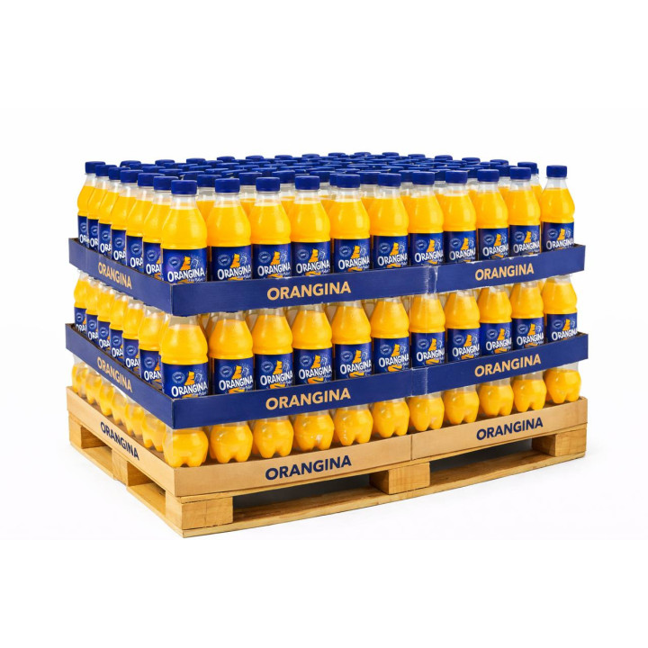 Orangina 50 cl – Palette de 90 packs (12 × 50 cl)