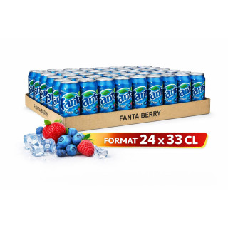 Fanta Berry 33 cl – Palette de 90 packs (24 × 33 cl)