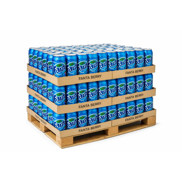 Fanta Berry 33 cl – Palette de 90 packs (24 × 33 cl)