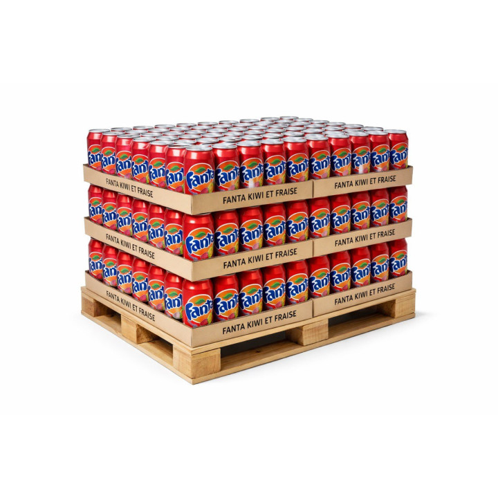 Fanta Kiwi & Fraise 33 cl – Palette de 90 packs (24 × 33 cl)
