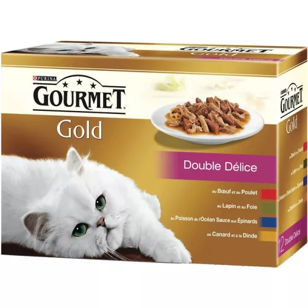 Pâtée pour chat Double Délice 12 x 85 g