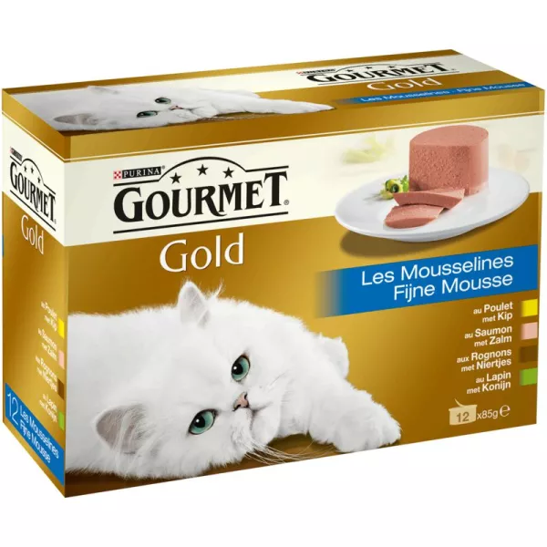 Pâtée pour chats Les Mousselines 12 x 85 g
