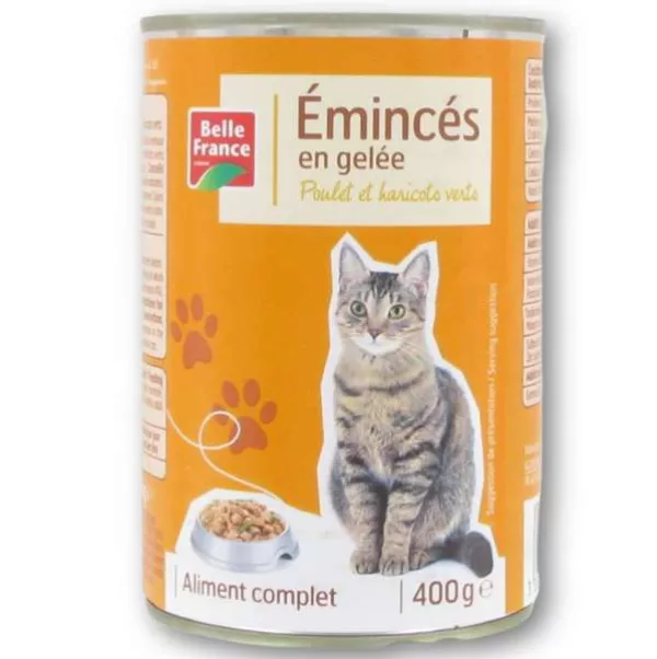 Émincés en gelée pour chat au poulet 400 g