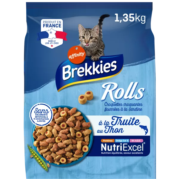 Croquettes pour chat adulte à la truite et au thon 1,35 kg