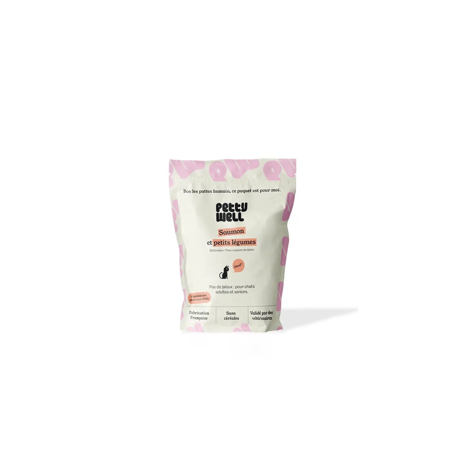 Croquettes sans céréales pour chat saumon et thon 1 kg