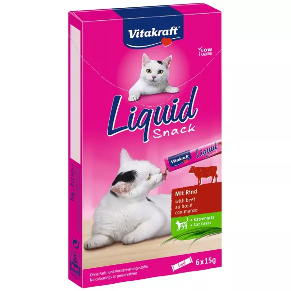 Friandises liquides pour chat adulte au bœuf 90 g
