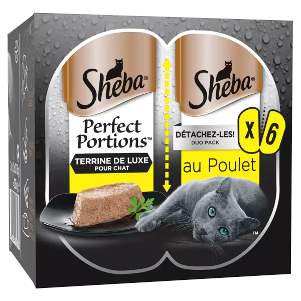 Pâtée pour chat Perfect Portions au poulet en terrine x6