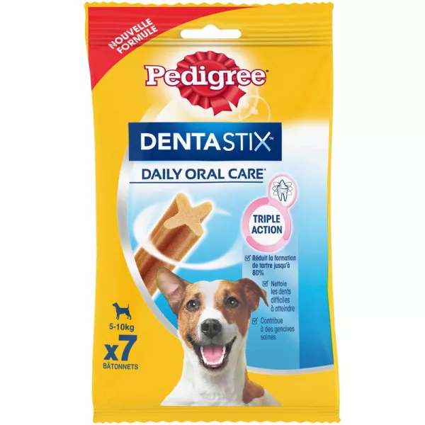 Bâtonnets Dentastix pour petits chiens x7 110 g Pedigree