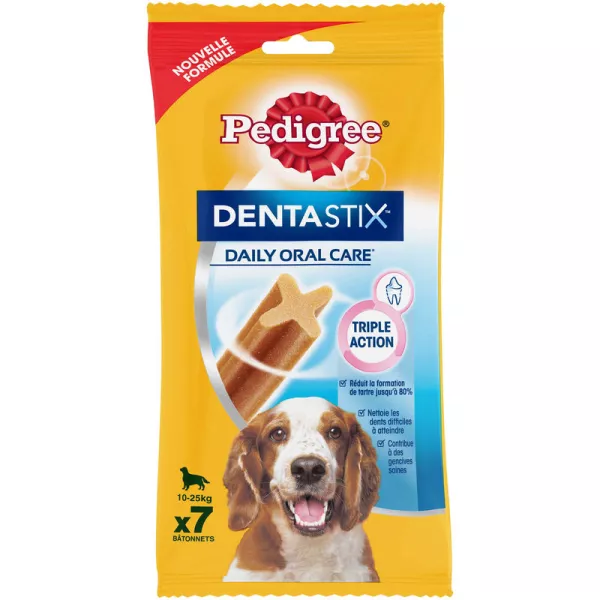 Bâtonnets Dentastix pour chiens moyens x7 180 g Pedigree