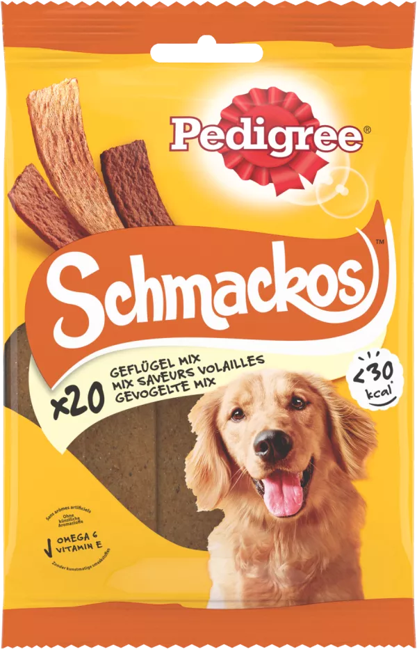 Récompense pour grand chien saveur volaille Schmackos Pedigree