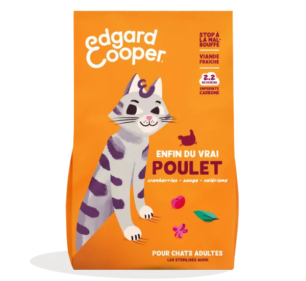 Croquettes pour chat adulte au poulet 750 g