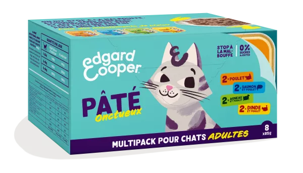 Pâté onctueux pour chat adulte multipack 8 x 85 g