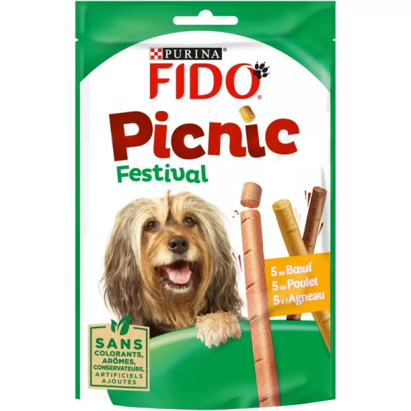 Sticks pour chien Picnic Festival x15 126 g Purina Fido
