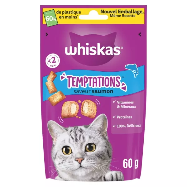 Friandises pour chat saveur saumon 60 g