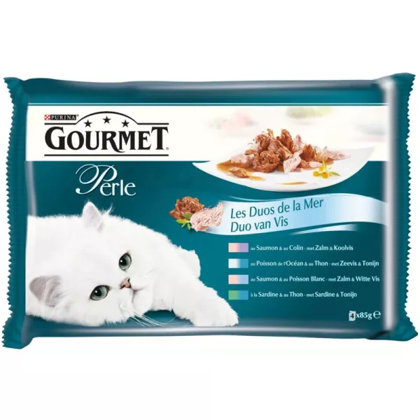 Pâtée pour chat Duos de la Mer 4 x 85 g