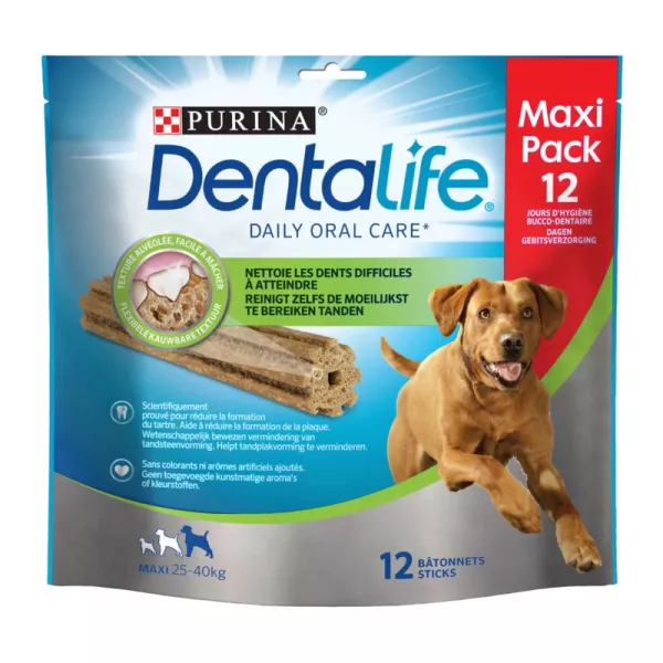 Bâtonnets à mâcher pour chien 25-40 kg x12 Purina Dentalife