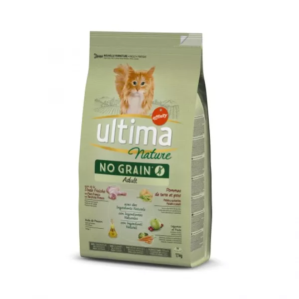 Croquettes pour chat adulte à la dinde sans céréales 1,1 kg