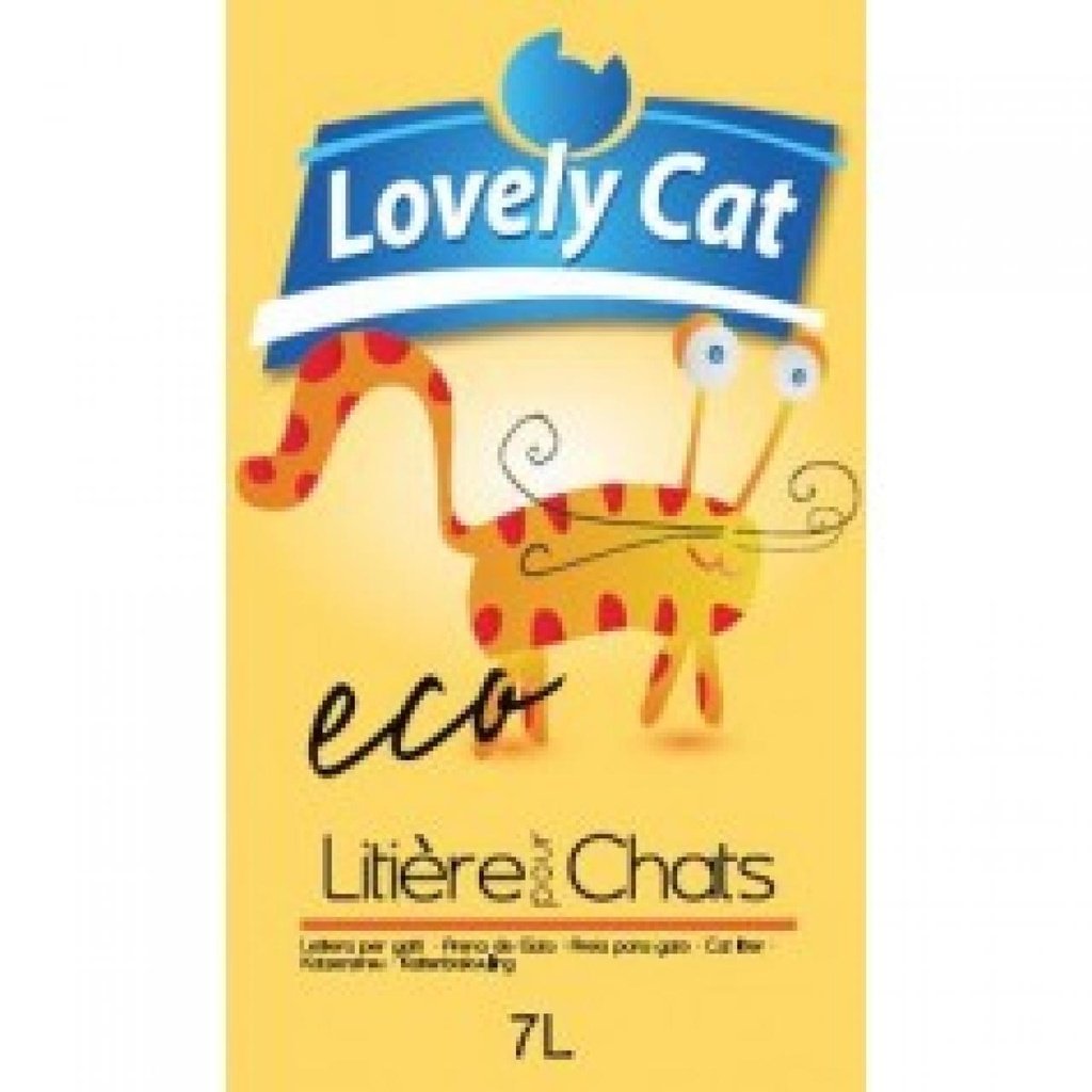 Litière pour chat 7 L Lovely Cat Eco