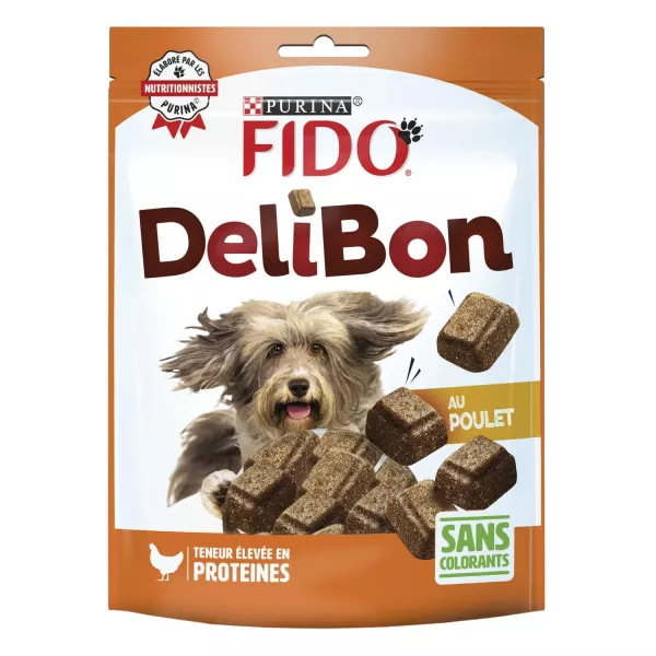 Friandises pour chien Delibon au poulet 130 g Purina Fido