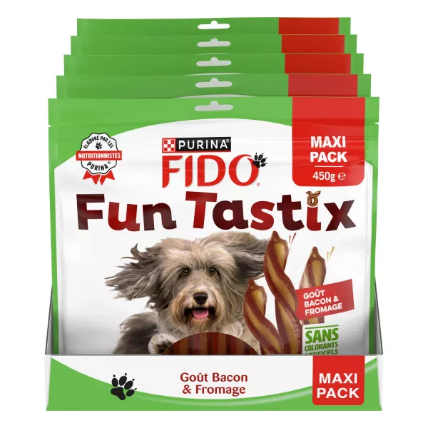 Friandises pour chien au bacon et fromage 450 g Purina Fido