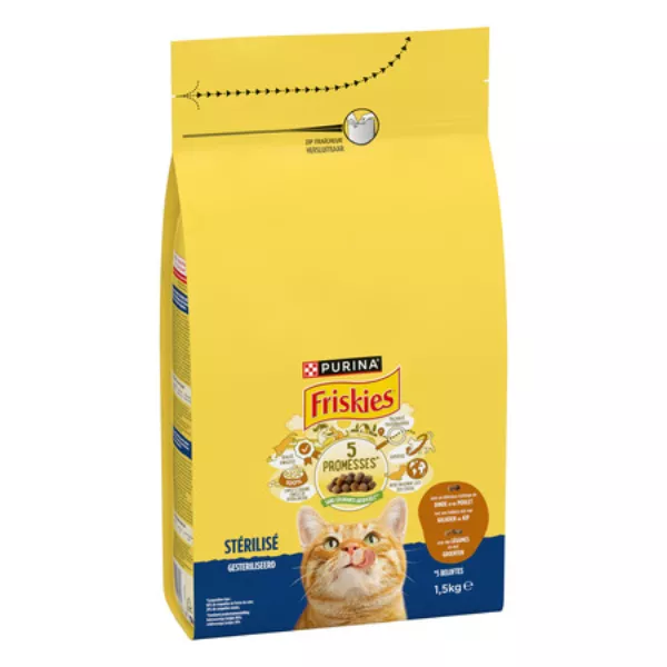 Croquettes pour chat stérilisé 1,5 kg