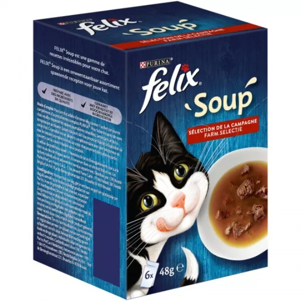 Soupe pour chat adulte 6 x 48 g